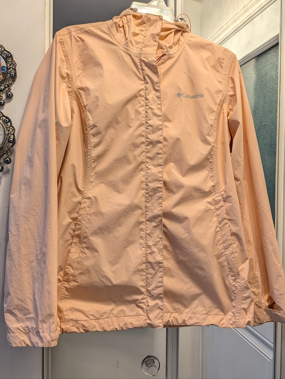Columbia Arcadia II Waterproof Hooded Lightweight Rain Jacket 🍑 S